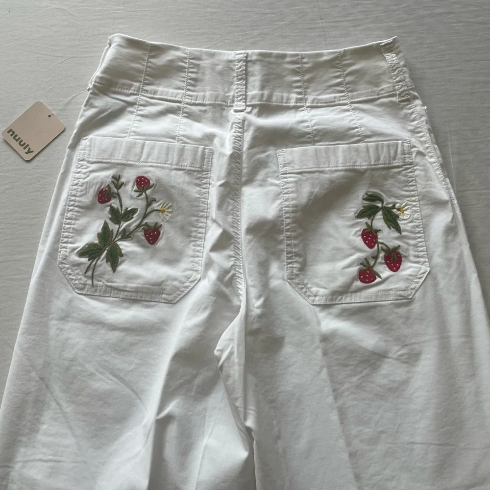 Maeve Colette embroidered pants - Picture 3 of 5